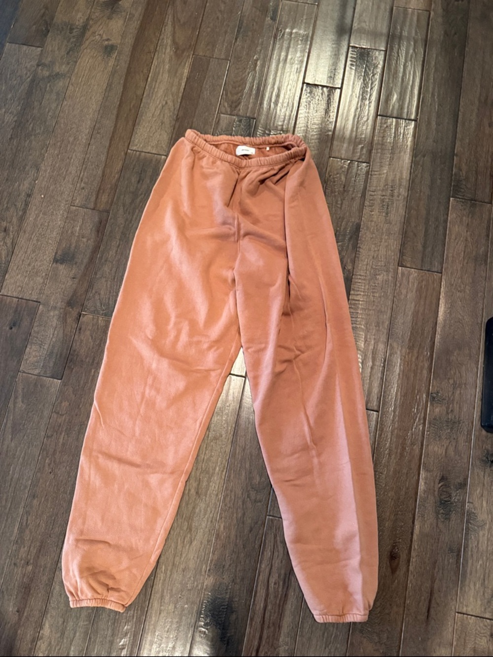 Joah Brown Rust Terracotta Fleece Joggers
